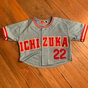 Cropped vintage baseball jersey